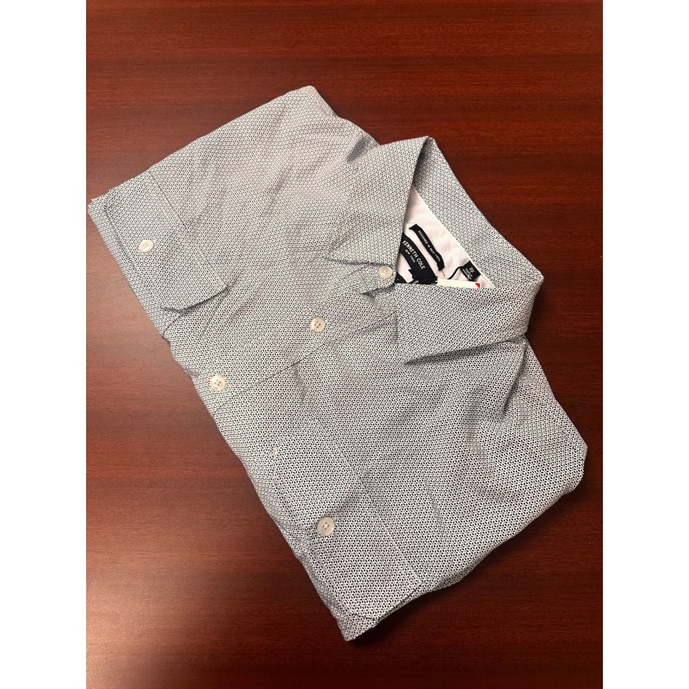Kenneth Cole New York‎ Techni-Cole Shirt Mens 2XB S/S All Over Print NWT $69